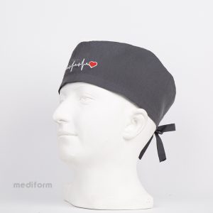کلاه جراحی mediform طوسی طرح ECG