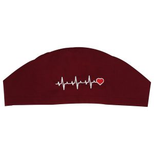 کلاه جراحی mediform زرشکی طرح ECG