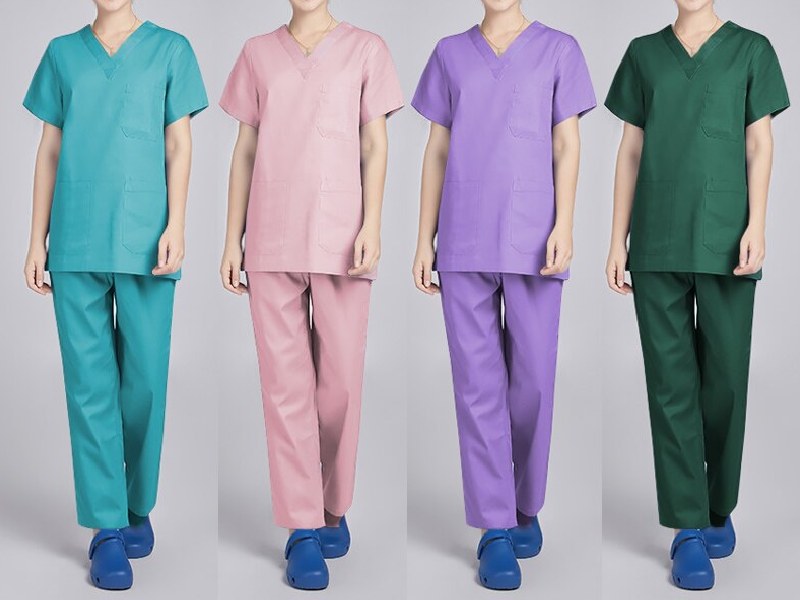 انواع رنگ لباس های بیمارستانی