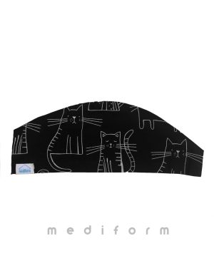 کلاه جراحی طرح گربه مشکی