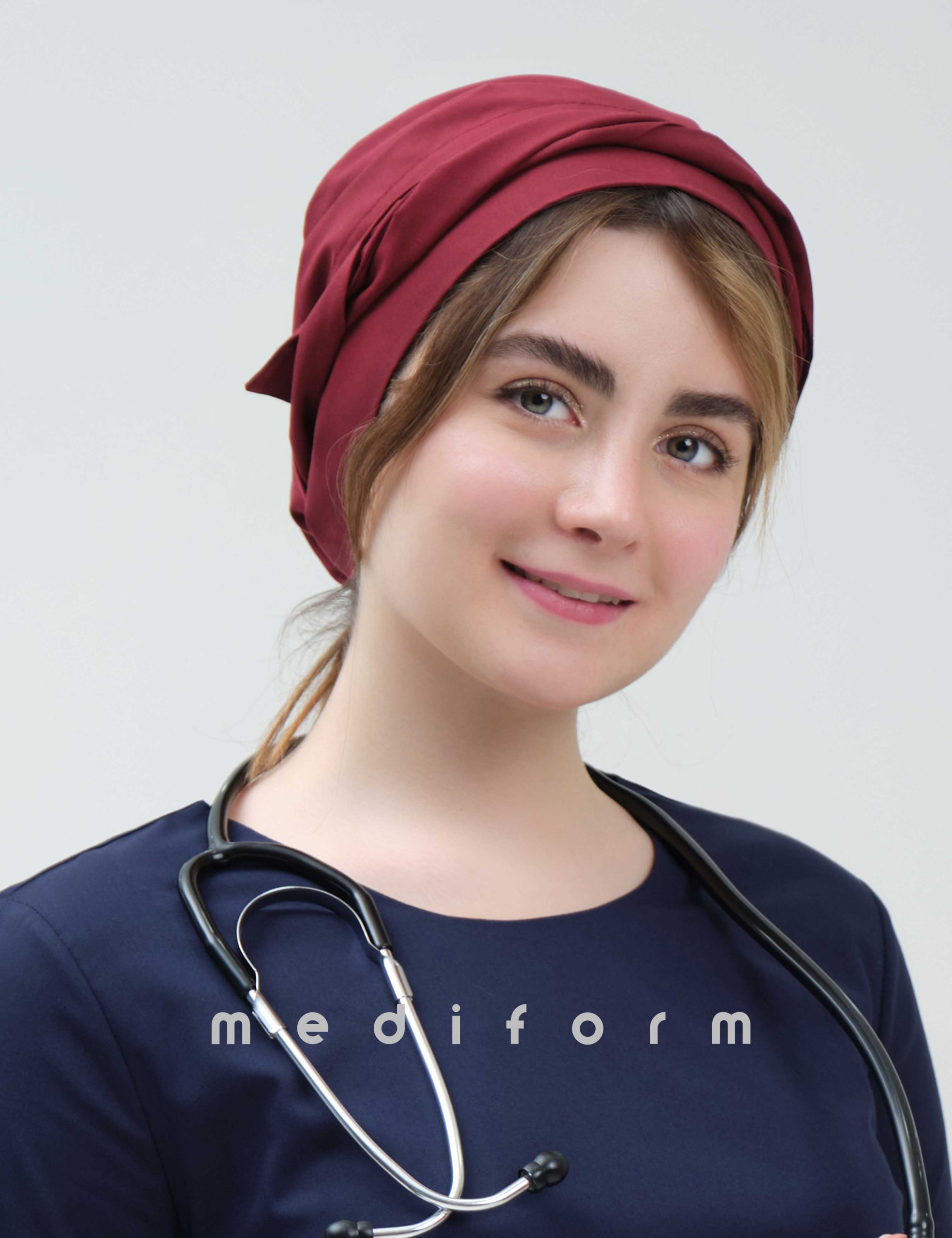 کلاه جراحی طرح حجاب زرشکی مدیفرم