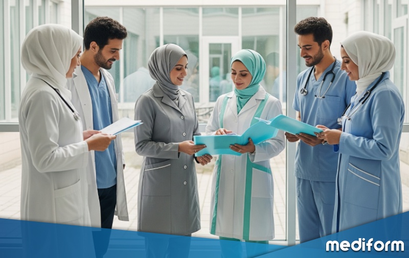 تاثیر رنگ روپوشهای پزشکی بر روحیه کارکنان و بیماران