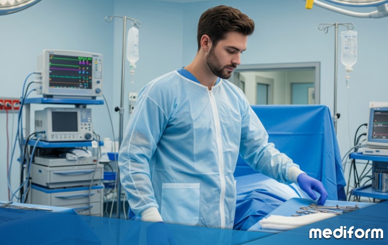 چگونه روپوش‌های پزشکی ضدباکتری به بهبود ایمنی کارکنان و بیماران کمک می‌کنند؟  

