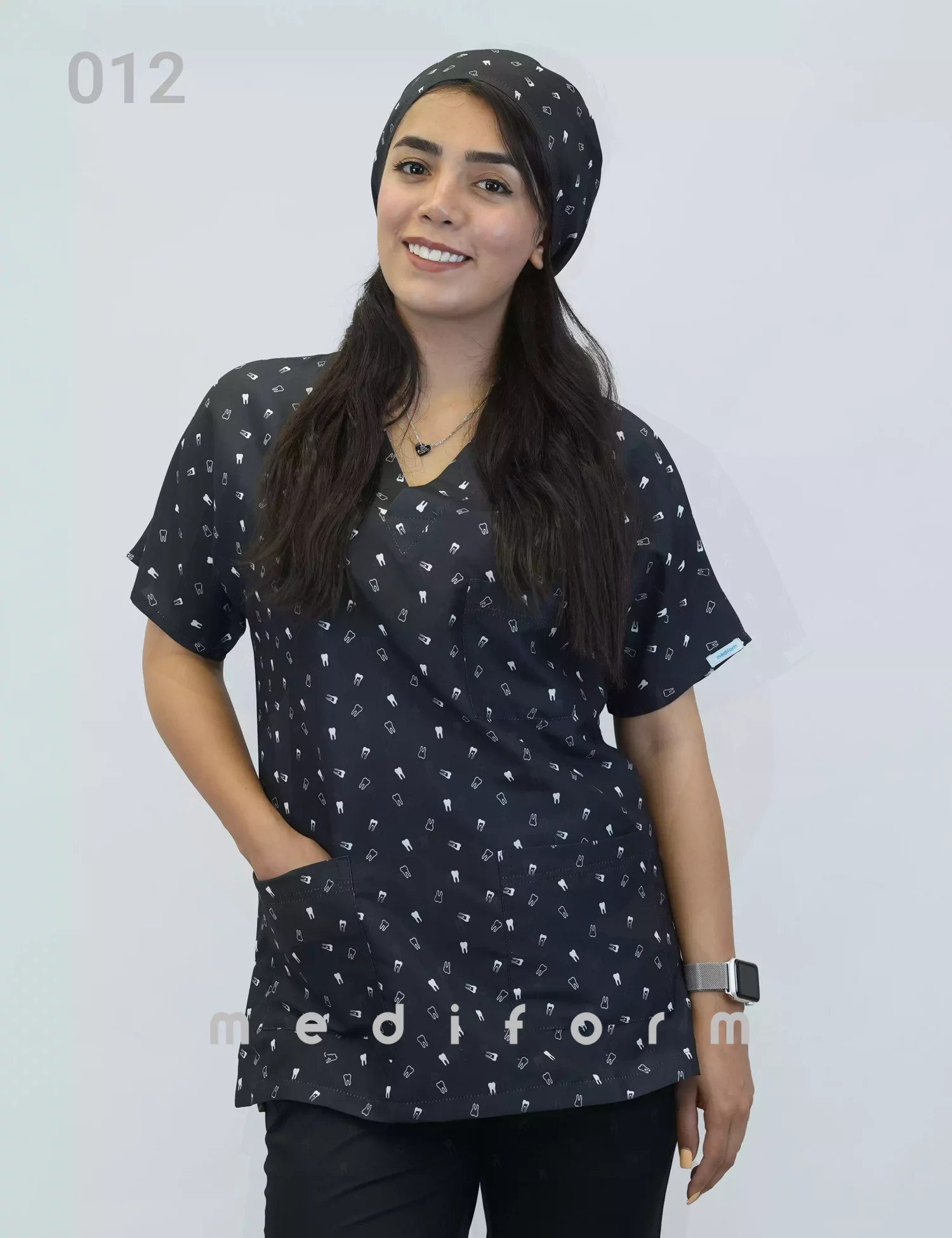 اسکراب پزشکی طرحدار (تاپ تک) سری JOY کد 012