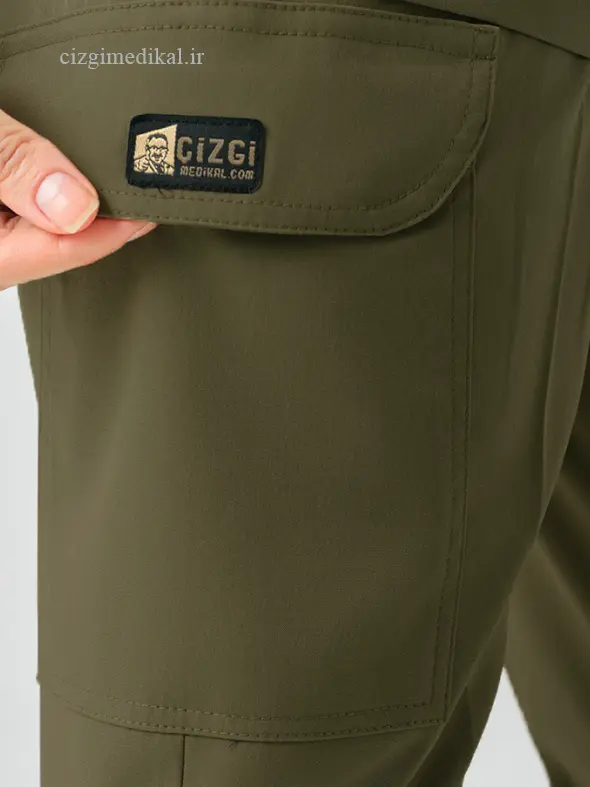 اسکراب چیزگی مدیکال اصل ترک مدل Zero Best رنگ سبز خاکی - Image 5