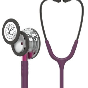 گوشی پزشکی لیتمن کلاسیک ۳ بادمجانی آینه‌ای صورتی ۵۹۶۰